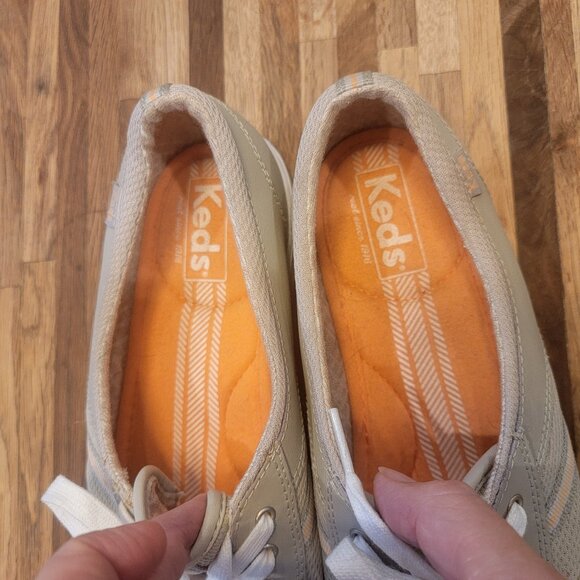 Keds Stone Oxford Bicycle Toe Leather Sneakers - Picture 9 of 12